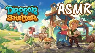 Thumbnail: ASMR 🐲 cozy farming & cooking with dragons?! 🍽️ ear to ear whispered gameplay ✨ Dragon Shelter