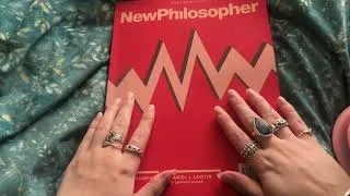 Thumbnail: new philosopher magazine flip through💡🔊 [ASMR] | tapping, tracing and page turning