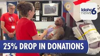 Thumbnail: American Red Cross calls blood shortage an emergency after 25% drop