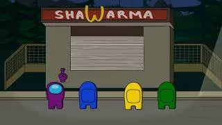 Thumbnail: AMONG US vs. SHAWARMA KIOSK || kiwis ANIMATION