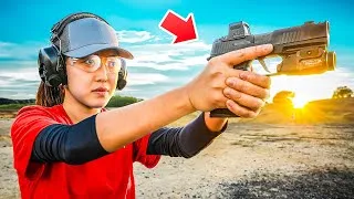 Thumbnail: I Tried Shooting Guns for the First Time
