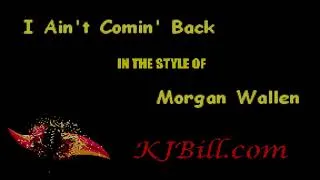 Thumbnail: Morgan Wallen  I Ain't Comin' Back Karaoke