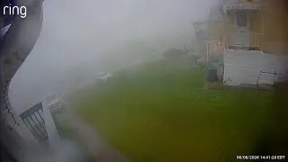 Thumbnail: Ring Camera Captures EF1 Tornado Formation Moments Before Power Outage in Cokeburg, PA