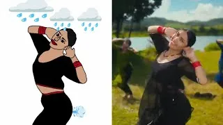 Thumbnail: Kaali Bindi | Sanju Rathod Ft. Akriti Negi | G-Spark | Funny Drawing Meme Video 