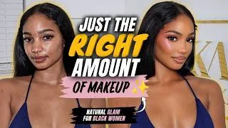 Thumbnail: The PERFECT Natural Glam Makeup Tutorial for Black Women | Beginner Friendly