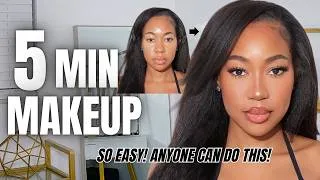 Thumbnail: No Makeup Makeup in 5 Mins! (Easy Beginner Tutorial!)