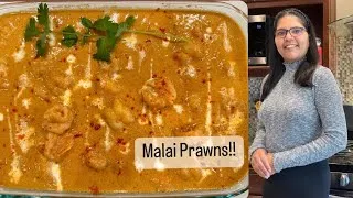 Thumbnail: Best Malai Prawns Recipe| Make delicious prawns curry at home