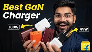 Thumbnail: Best Fast Charger for iPhone & Android in India? 🔥 PPS PD Supported GaN Chargers ✅ 20W, 45W & 65W