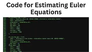 Thumbnail: Estimating Euler Equations | R Code by Kalina Stoycheva