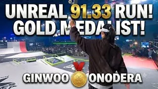 Thumbnail: Ginwoo Onodera Impossible Gold Medal Run at X Games Chiba 2026! 🛹🏆⁠ #skateboarding #xgames