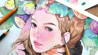 Thumbnail: Trying a new Watercolor Set