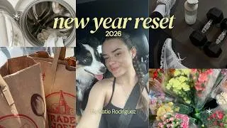 Thumbnail: 2026 reset 🤍🧺🫧⭐| exercising, cleaning, resetting, & vision board for the new year