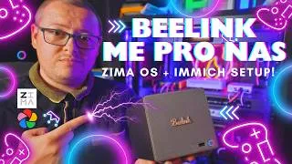 Thumbnail: The Best NAS for ZIMA OS? BeeLink ME Pro NAS 2 Bay 16GB Intel N150 Immich Setup