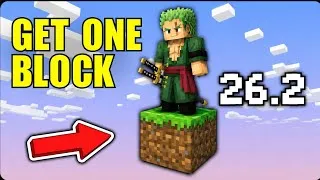 Thumbnail: How To Download & Install OneBlock in Minecraft Java 26.2 (2026)