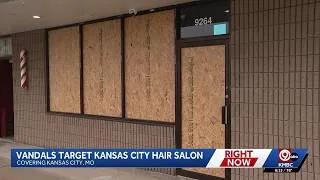 Thumbnail: Kansas City hair salon seeks help after windows smashed over the weekend