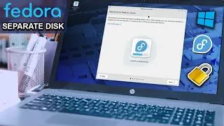 Thumbnail: How To Install Fedora 44 Encrypted On Separate Disk | Dual Boot With Windows | No USB