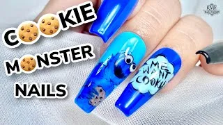 Thumbnail: CARTOON Cookie MONSTER Nails - The Top Trending Nail Art!!!