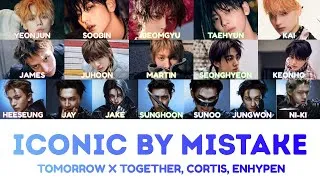 Thumbnail: [NO AI] How would TXT, CORTIS, and ENHYPEN sing ICONIC BY MISTAKE?