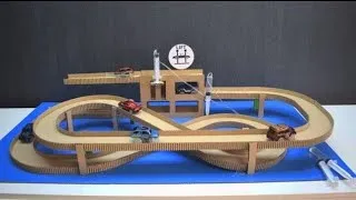 Thumbnail: How to make Amazing car track with lift and garage from cardboard