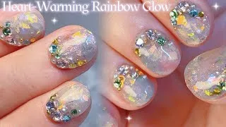 Thumbnail: [ASMR] Layered Opal Glass Nails 💎 Perfect Depth for Wearable Short Nails