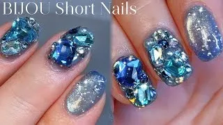 Thumbnail: [ASMR] Chunky Jewel Nails on Short Nails 💎