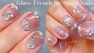 Thumbnail: [ASMR] PERFECT Hologram for Glass French Nails on Short Nails ✨No Talking