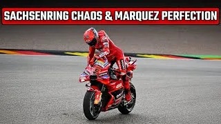 Thumbnail: MotoGP Sachsenring CHAOS & Marquez Perfection | KneeDown Podcast