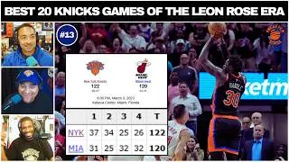 Thumbnail: Best 20 Knicks Games of the Leon Rose Era | #13 - Knicks 122, Heat 120 (3/3/23)