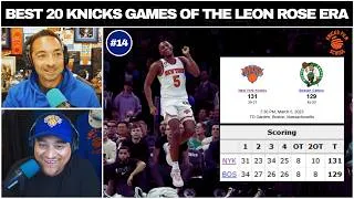 Thumbnail: Best 20 Knicks Games of the Leon Rose Era | #14 - Knicks 131, Celtics 129 - 2OT (3/5/23)