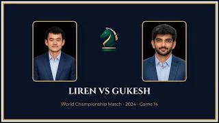 Thumbnail: Ding vs Gukesh, WCM2024, Game-14, The Rook Move That Won the Crown