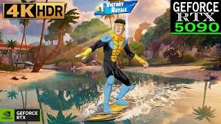 Thumbnail: Fortnite (RTX 5090) Zero Build 4K Gameplay | Invincible Skin - Chapter 7 Season 3
