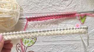 Thumbnail: How To Knit Designer Border For Any Knitting Project || Border Ki Bunai || How To Cast On Stitches