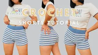 Thumbnail: Easy Crochet Shorts Pattern for Beginners | XS–XXL | Step-by-Step Tutorial