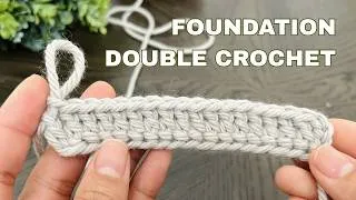 Thumbnail: Foundation Double Crochet (FDC) Step-by-Step Tutorial