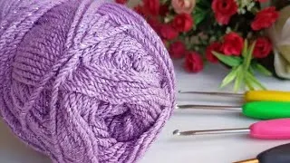 Thumbnail: ONLY 2 ROWS! I Learned this CROCHET PATTERN from an American woman. Crochet