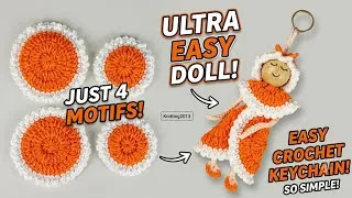 Thumbnail: How to Make a Practical Baby Keychain/Bag Charm from 4 Motifs (Detailed Instructions)