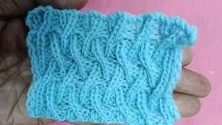 Thumbnail: Latest Dancing Cables Knitting Pattern | Simple & Beautiful Cable Stitch #knitting #crochet