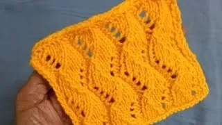 Thumbnail: Beautiful Knitting Design for Sweater, Shawl & Scarf #knittingpattern #tutorial 