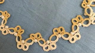 Thumbnail: Easy Tatting Bracelet Pattern | Beautiful Handmade Lace Bracelet #tattinglace