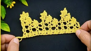 Thumbnail: Very Simple Yet Elegant Crochet Lace Pattern #crochet #crochetlace 