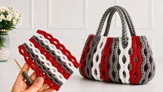 Thumbnail: Don’t Miss This Beautiful Crochet Bag! ❤️ Easy Step-by-Step Tutorial