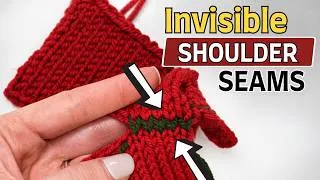 Thumbnail: How to Join Two Cast Off Edges in Knitting | Shoulder Seam Tutorial | Knitting House Square