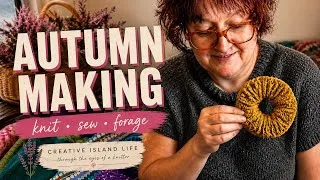 Thumbnail: The Island Knitter in Autumn | Easy Sewing Project for Beginners #DogBed