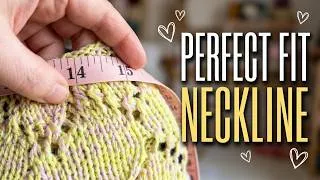 Thumbnail: The Island Knitter Shows How to Check Neckline Measurements