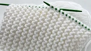 Thumbnail: Wow! *＊✿❀❀✿＊* The Easiest and Fastest Knitting Stitch Ever! So Beautiful!