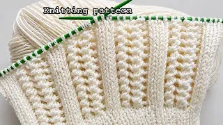 Thumbnail: Easy and Stylish Knitting Pattern  Step-by-Step #knitting #crochet #diy 