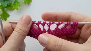 Thumbnail: 🤯 Ich hätte nie gedacht, dass dieses Strickmuster SO schön wird – der Effekt ist unglaublich!