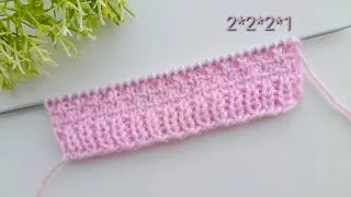 Thumbnail: ❤️ Manchmal entdeckt man ein Strickmuster, das man nie wieder vergisst – dieses gehört dazu!
