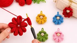 Thumbnail: 🌸 WOW! Crochet Flower Doll Keychain 🌼 Easy DIY That Everyone Will Love!