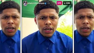 Thumbnail: “He’s A B*TCH!” Shakur Stevenson BLASTS Tank Davis On Live Interview!...